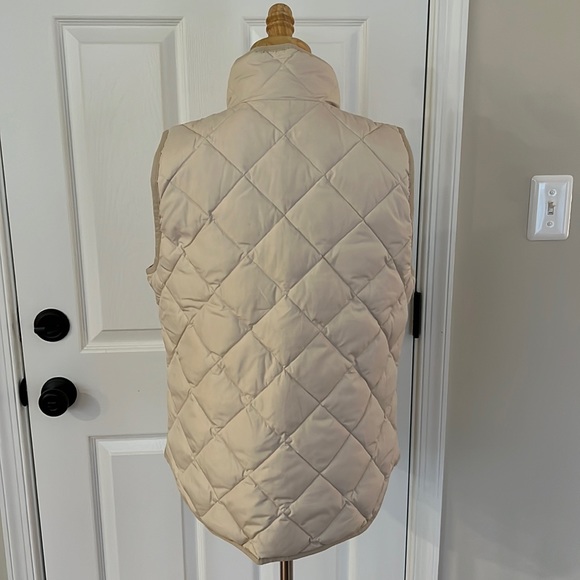 J. Crew ivory puffer vest - Picture 7 of 15